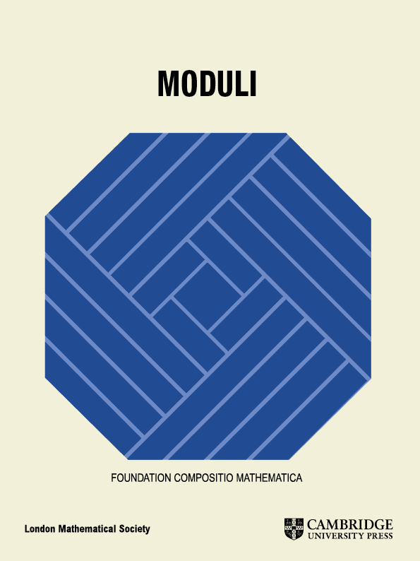 Moduli, a Compositio Foundation/LMS journal